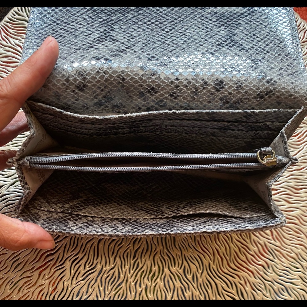 Michael Kors python embossed wallet. - Picture 7 of 7
